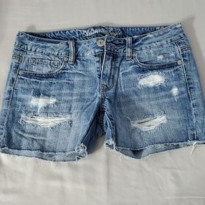 Denim shorts